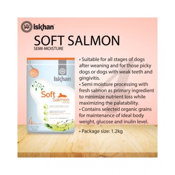 Iskhan Soft Salmon 1.2kg Dry Dogfood