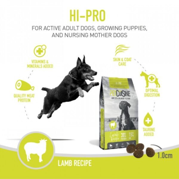 inv_product-170245217676 Petcuisine Dog Hi-pro Lamb 10kg Dry Dog Food