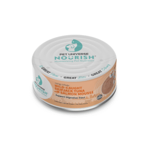 inv_product-1722583041418 Pet Universe Nourish Cat Vitality 70g Wild Caught Skipjack Tuna With Salmon Mousse Wet Cat Food