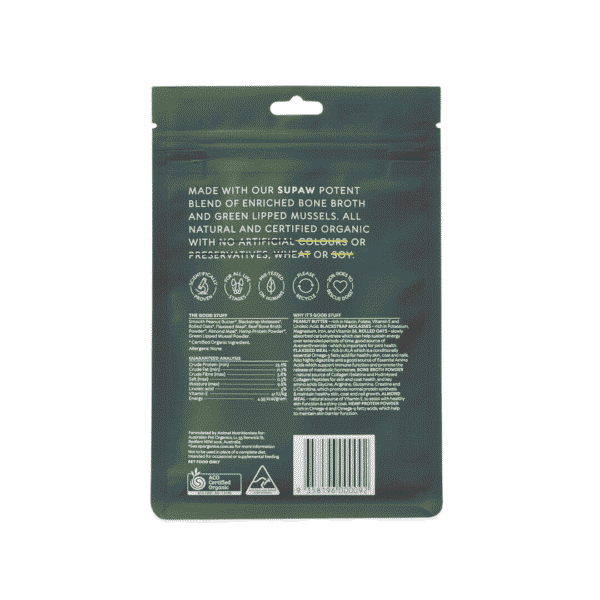 Australian Pet Organics Raw Pet Treats For Skin Coat And Nail 150g Dog Treat